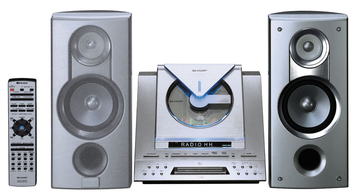 sharp bookshelf speakers