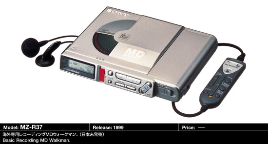 sony mz r37