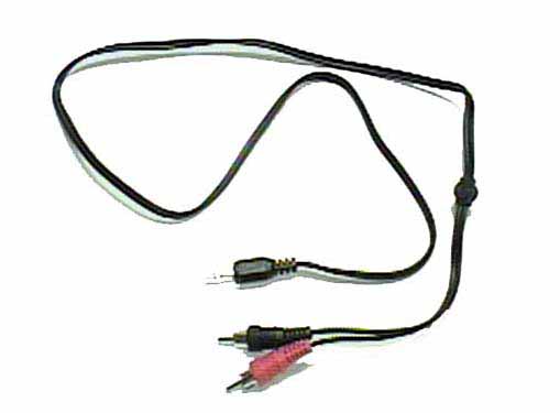 Plug In Stereo. 1/8" stereo male plug to 2 RCA