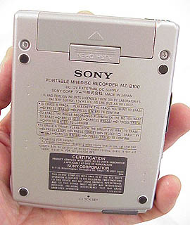 MD Community Page: Sony MZ-B100