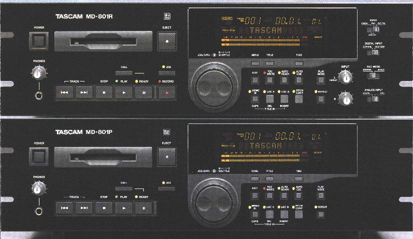 MD Community Page: Tascam MD-801P/801R/801RMKII