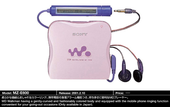 MD Community Page: Sony MZ-E600