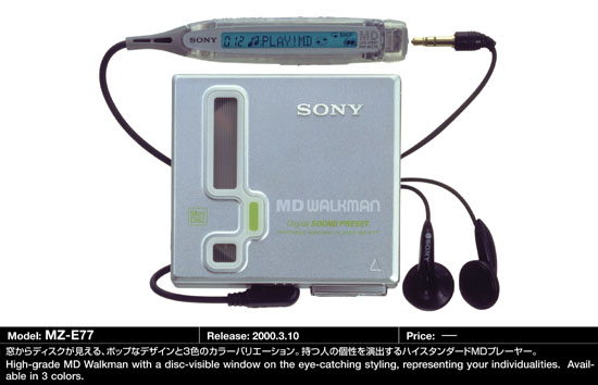 MD Community Page: Sony MZ-E77
