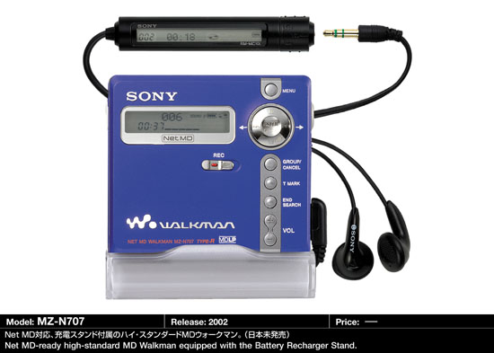 sony mz-n707 software