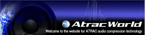 ATRACWORLD Welcome to the web for ATRAC audio compression technology.